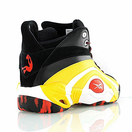 Reebok Classic Shaqnosis OG "Men in Black" (negro/blanco/amarillo/rojo)