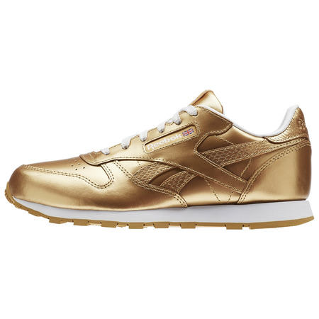 Reebok Classic Leather Metallic Brass Junior