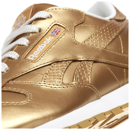 Reebok Classic Leather Metallic Brass Junior