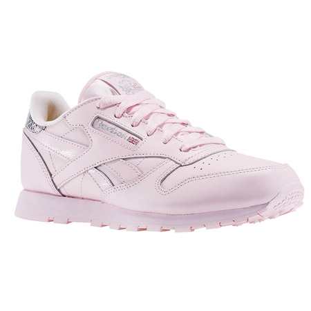 Reebok Classic Leather Metallic Junior (Luster Pink/Silver Metallic)