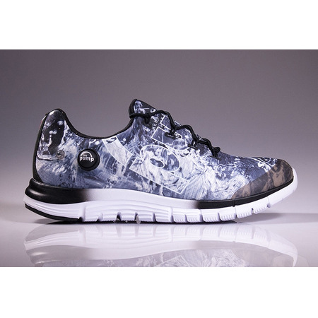 Reebok "ZPump Fusion Splash" (negro/blanco/plata)