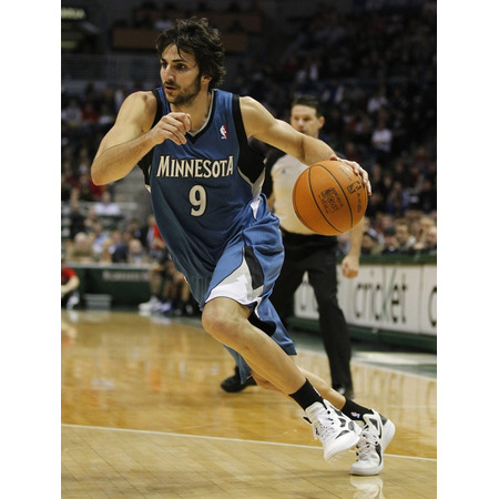 Camiseta Adidas NBA Swingman Ricky Rubio Minnesota (azul/blanco)