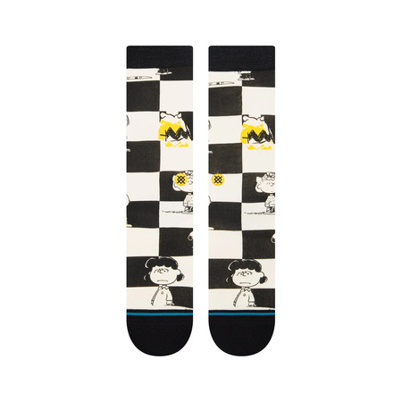 Stance Casual Peanus Checked Crew Sock