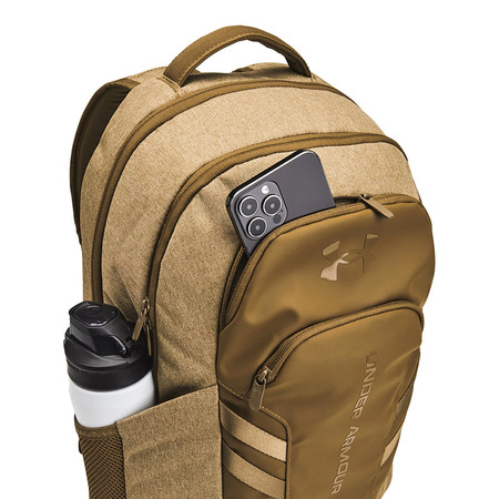 UA Hustle Pro 6.0 Backpack "Coyote Brown Full Heather"