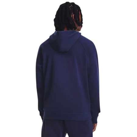 Sudadera con Capucha UA Men´s Rival Fleece "Midnight Navy-White"