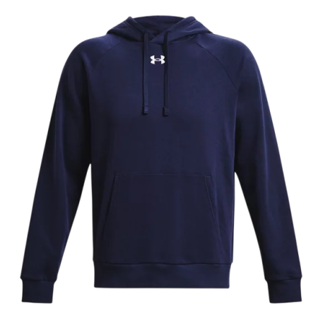 Sudadera con Capucha UA Men´s Rival Fleece "Midnight Navy-White"