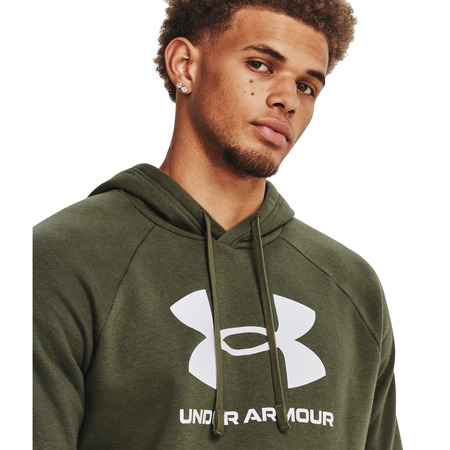 Sudadera UA Men's Rival Fleece Logo Hoodie "Marine OD Green"