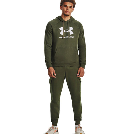 Sudadera UA Men's Rival Fleece Logo Hoodie "Marine OD Green"