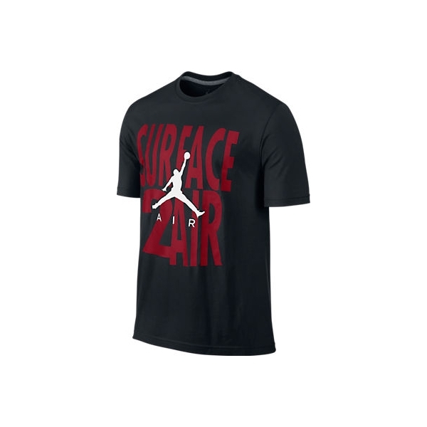 Camiseta Infantil Camiseta Jordan Roja Y Negra Chicago Bulls