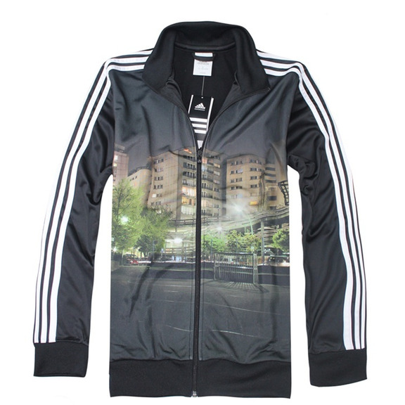 Adidas Chaqueta Hidden Court TT (negro)