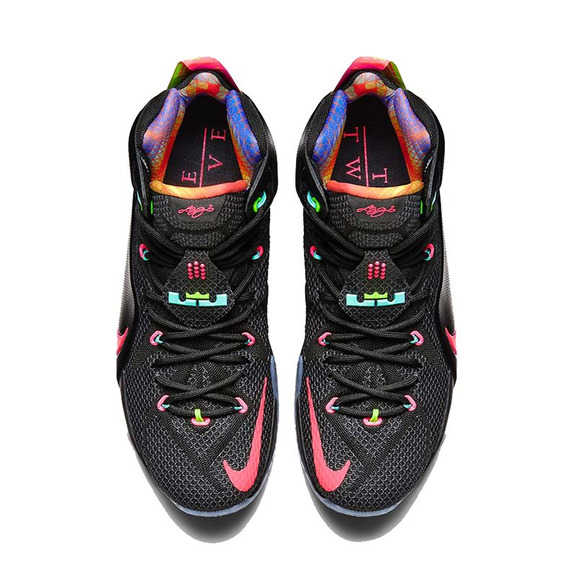 Lebron XII "Data" (068/negro/crimson)