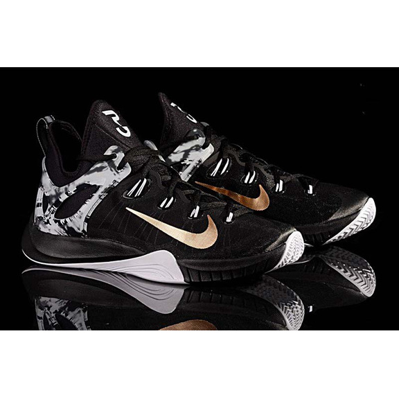 Nike Zoom Hyperrev 2015 "Paul George PE" (071/negro/blanco/oro)