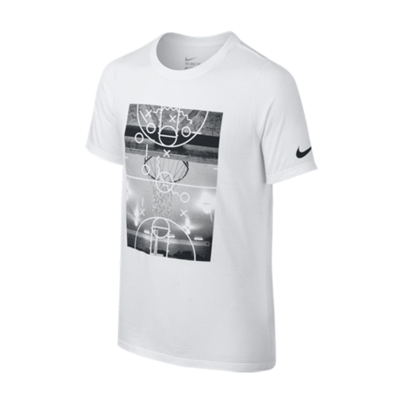 Nike Camiseta Niñ@ Dress To Play (100/blanco/negro)