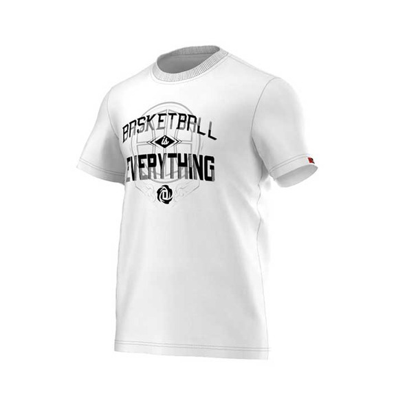 Adidas Camiseta D Rose Basketball Is Everything (blanco)