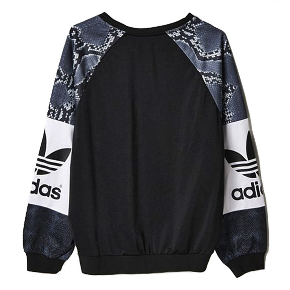 Adidas Originals Sudadera Cuello Redondo "Black Snake" (negro/multicolor)