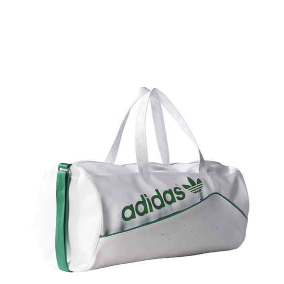 Adidas Originals Bolso Duffel Perforated (blanco/verde)