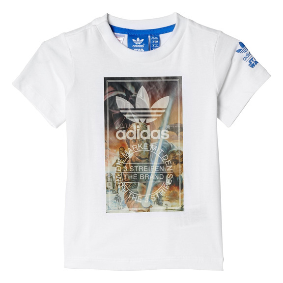 Adidas Originals Camiseta Star Wars Archive Infantil (blanco/multicolor)
