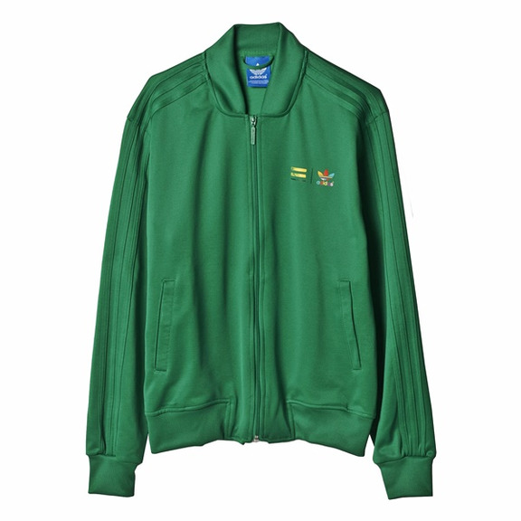 Adidas Originals Chaqueta Mono Color Superstar Pharrell Williams (verde)