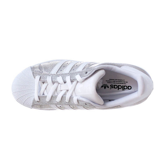 Adidas Originals Mujer Superstar "Silver Crystal" (plata purpurina)