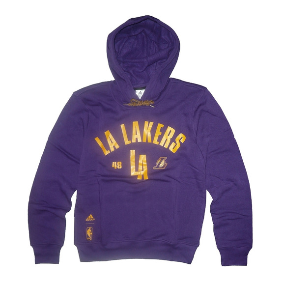 Adidas Sudadera NBA Angeles Lakers Washed P (purpura/amarillo)