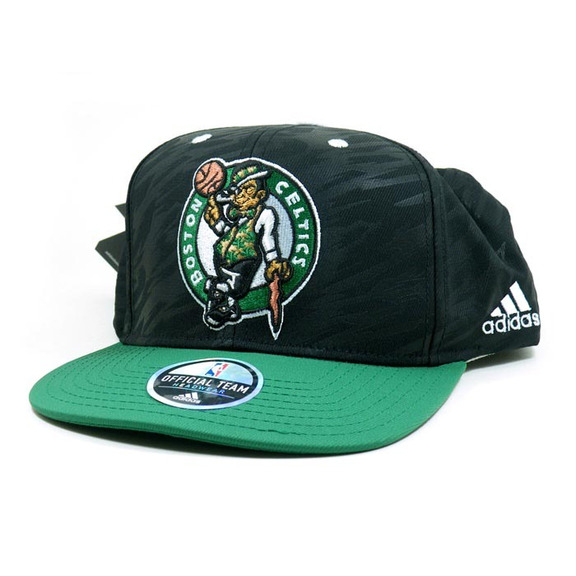 Adidas Gorra Flatbrim Boston Celtics Bordada(negro/verde/blanco)