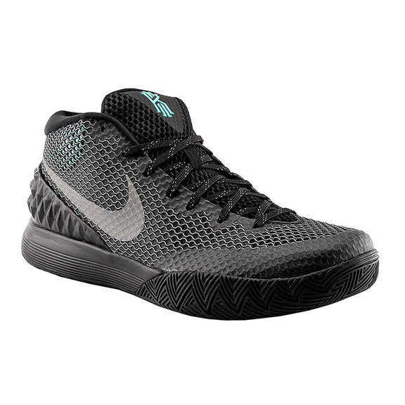 Kyrie 1 "Driveway" (001/black//dark grey/grn glow)