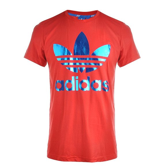 Adidas Original Camiseta Trefoil (rojo/azul)