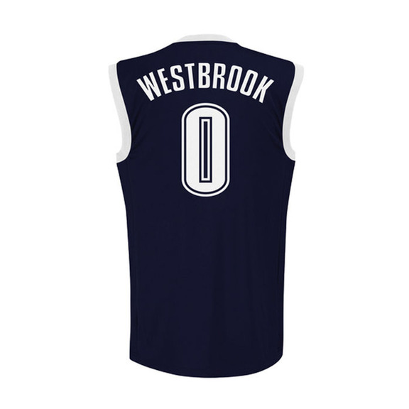 Camiseta NBA Réplica Westbrook  #0# Oklahoma (navy/white)