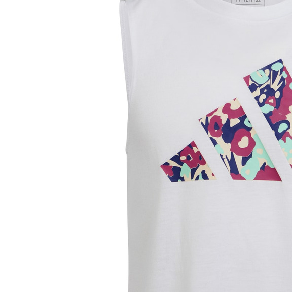 Adidas Girls Essentials AEROREADY Regular-Fit Logo Tank Top
