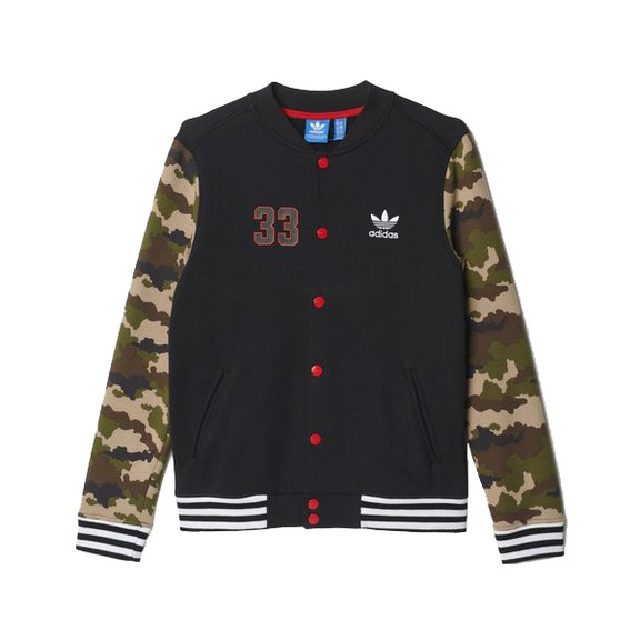 Adidas Originals FR Fleece Track Jacket J (black/multicolor/scarlet)