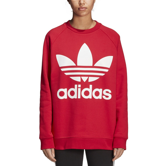 Adidas Originals Trefoil Oversized Crew W (Real Red)