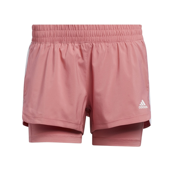 Adidas Pacer 3-Stripes Woven 2 In 1 Shorts