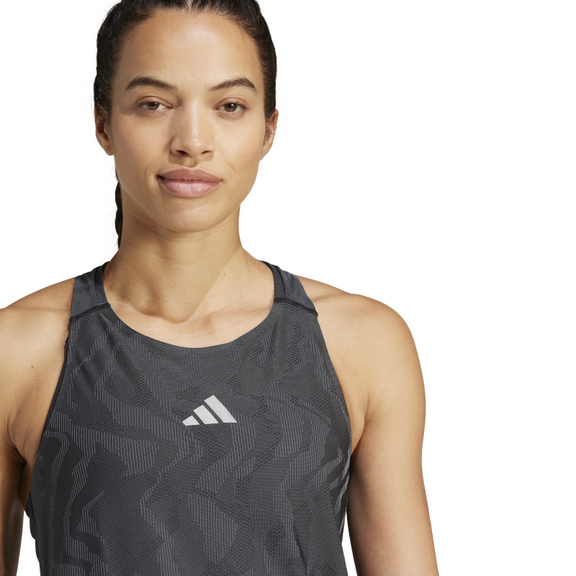 Adidas Ultimate Running Engineered Tank Climacool+"BLACK"
