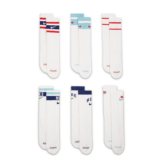 Calcetines Nike Everyday Plus Cushioned "Multicolor" (6 Pares)