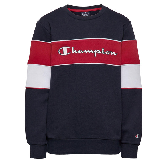 Champion Kids Classic Modular Blocking Color Crewneck Sweatshirt