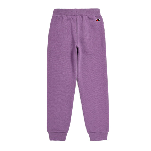 Champion Kids Tonal Logo Embroidered Side Cuff Pants "Lilac"
