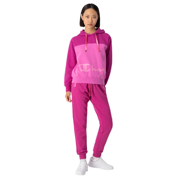 Champion Legacy Hooded Sweatshirt with Colorful Details "Pink"