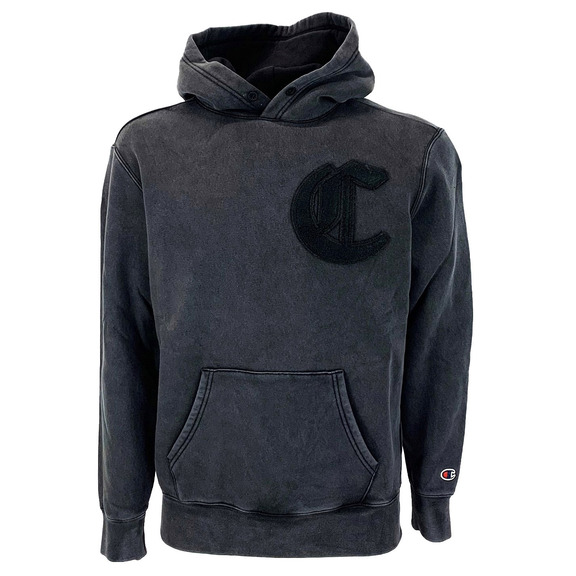 Champion Rochester Garment-Dyed Heavy Fleece Hoodie "Black"