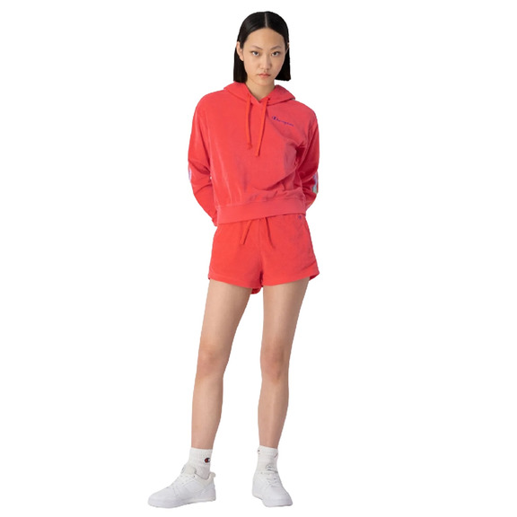 Champion Wm´s Reverse Weave Crinkled Tape Scrip Logo Hoodie