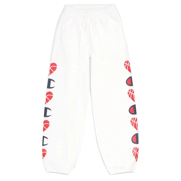 Champion Wn´s  Love Basketball Logo Tape Sleeve Sweatpants "White"