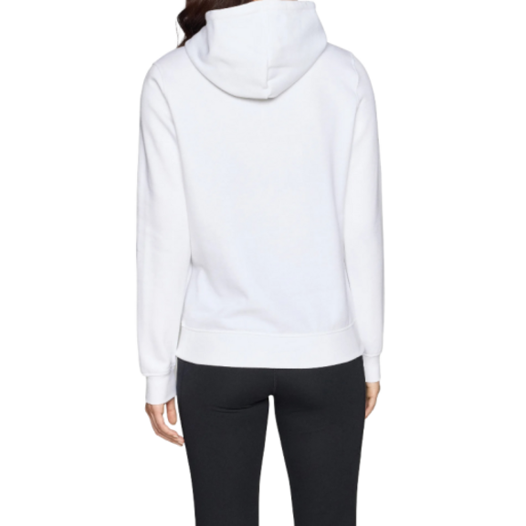 Champion Women's Fleece Hooded Sweatshirt Script Logo "White"