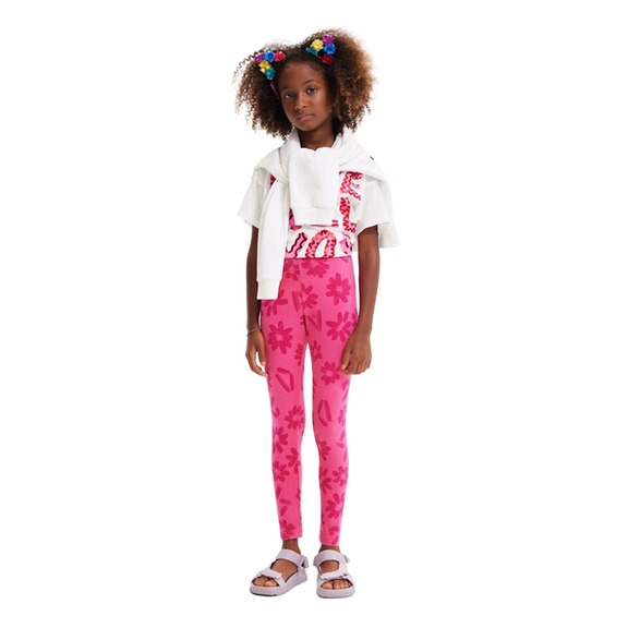 Desigual Girls Leggings Flowers