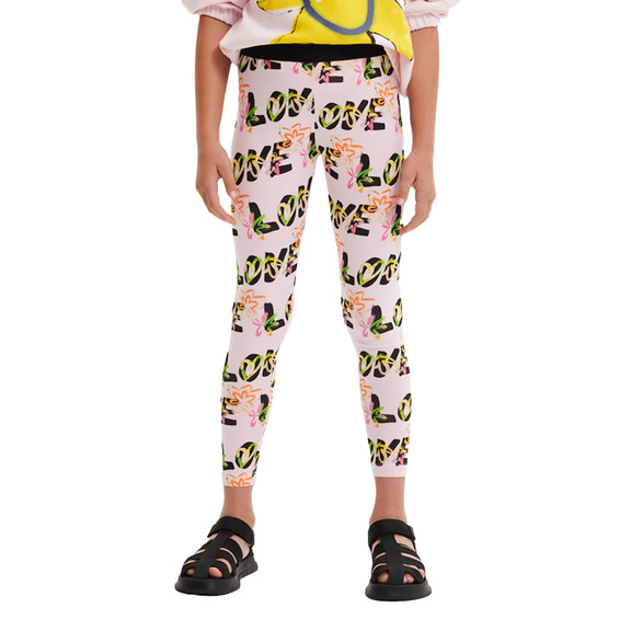 Desigual Girls Love Flower Leggings