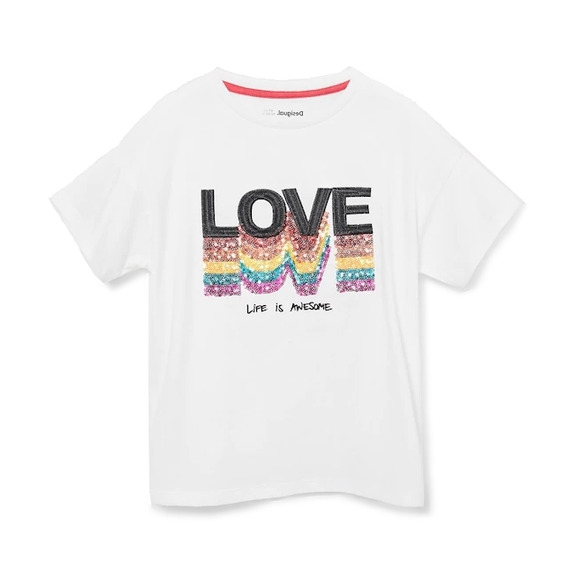 Desigual Girls Love T-Shirt