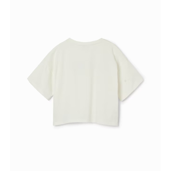 Desigual Girls Multicolour Logo T-shirt "White"