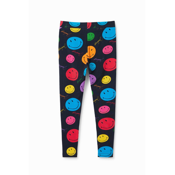 Desigual Girls Smiley Long Leggings "Black"