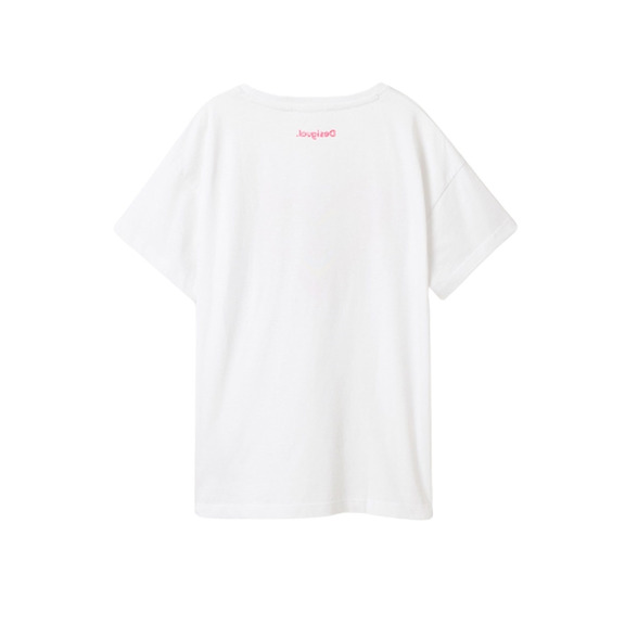Desigual Girls Heart Sequins T-Shirt