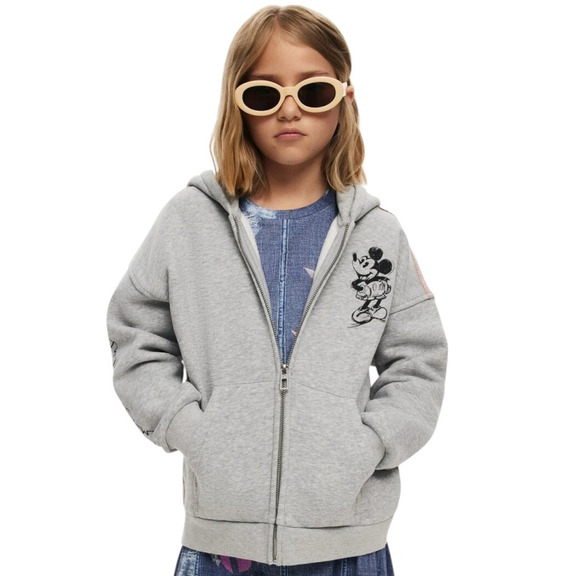 Desigual Hoodie Mickey Mouse "Gray"