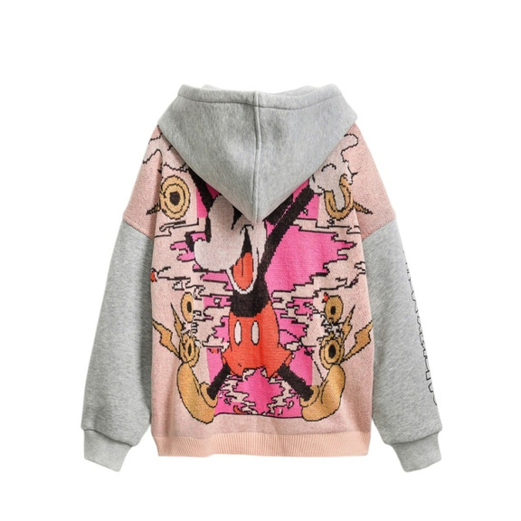 Desigual Hoodie Mickey Mouse "Gray"