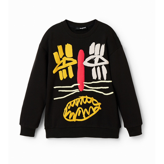 Desigual Junior Embossed Illustration Sweatshirt